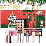 Adventskalender Make-up Adventskalender 'Advent Weihnachten | Countdown für das Kosmetik-Set für den Weihnachtskalender - 12 Beauty-Kits zum Countdown für Weihnachten