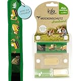kda Mückenschutzarmbänder für Kinder - Sicherer Mückenschutz - Baustelle & Hund/Katze Design - Nylon (Baustelle) Camping Urlaub Sommer Anti Mücke Schultüte