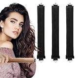 Large Flexible Curling Wand Set - Create stunning big wave curls for all hair types and lengths (ferrous)