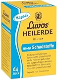 Luvos Heilerde imutox Kapseln - Naturheilmittel zur Bindung von Schadstoffen - Bei Beschwerden im Magen-Darm-Trakt, oxidativem Stress und Histaminunverträglichkeit - 64 Kapseln