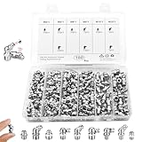 180 Stück Schmiernippel Sortiment kit：Gerader Hydraulik Fettnippel 45 ° 90 ° Kegelschmiernippel | Schmiernippel Set M6 M8 M10 Guter Dichtleistung für fettpresse Schmierpressen meisten Autos Traktoren