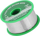 Lötzinn 0.6mm, Lötzinn mit Flussmittel, Solder Wire 20g Lötzinn Bleifreier für Solder die Reparatur und den Heimwerker von Elektronischen Elektrischen Lötkomponenten
