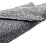 Qualitäts - Teichvlies 500 g/m² - 3m x 4m – 12qm - Teichfolienunterlage Schutzvlies Poolvlies