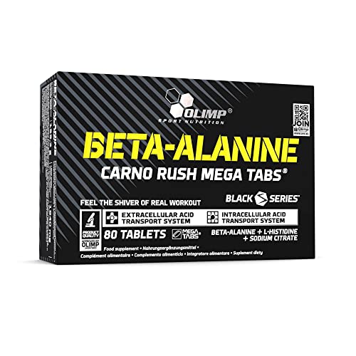 Olimp Beta-Alanine Carno Rush 80 Tabletten, 1er Pack (1 x 155,2 g)