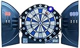 Best Sporting Dartscheibe elektronisch Cambridge I Dartscheibe elektronisch mit LED-Anzeigen I E-Dartscheibe mit 6 Dartpfeilen & 24 Ersatzspitzen I Dartboard Kabinett offizielle Turniermaße