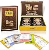 Bourbon Trek Whiskey Geschenke für Männer Trivia Kartenspiel – Begeben Sie sich auf eine Reise der Fakten und Überlieferungen – lustiges und lehrreiches Geschenk für Whiskey & Bourbon-Liebhaber – neu