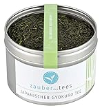 Zauber des Tees Japanischer Gyokuro Tee Bio - Premium Grüntee original aus Japan, 1st Flush aus biologischem Anbau, Japans edelster grüner Tee, hocharomatisch, Spitzen-Qualität, 105 g