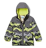 Columbia Jungen Mighty Mogul Ii Jacke, Radiation Tectonic/City Grey, XS