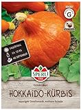 81420 Sperli Premium Hokkaido Kürbis Samen | Essbare Schale | Kürbissamen | Schnellwachsend | Ertragreich | Hokaidokürbissamen