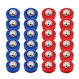 Kleine Shuffleboard Ersatz Pucks, Shuffleboard Curling Zubehör - Indoor Shuffleboard Spiele Pucks, Desktop Schiebeperlen, Tischausrüstung Rollers Set für Zuhause