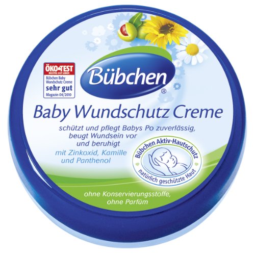 Bübchen Blaue Line Baby Wundschutz Creme, 2er Pack (2 x 150 ml)