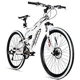 Bergsteiger Kodiak 24 Zoll, 26 Zoll, 29 Zoll Mountainbike, Scheibenbremse, 21 Gang-Schaltung, Vollfederung, Fully MTB für Jungen, Mädchen, Damen & Herren