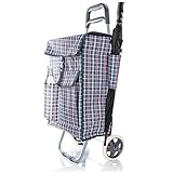 Einkaufstrolley Rolltex Trolley zum Einkaufen Transportwagen Shopping-Trolley Einkaufswagen Einkaufstasche