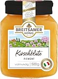 Breitsamer Kirschblütenhonig aus dem Piemont cremig 500g - Vollmundig-zart, mit einer besonderen Geschmacksnote (1 x 500g)