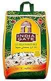 INDIA GATE Sella Basmati Rice, parboiled (aus Indien, feines Langkorn) aromatisch, Vorratspackung - 1er Pack (1 x 5 kg)