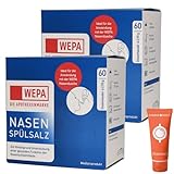 WEPA Nasenspülsalz I 60x 2,95 g I 2er Sparset I plus PharmaPerle giveaway