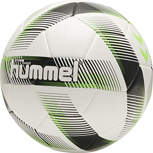 hummel Unisex – Erwachsene Fussball Storm Trainer Fb Uni Fun, Blanc/Noir/vert, Taille 5 EU