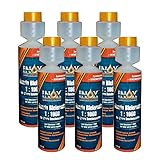 INOX® Benzin Blei Ersatz 1:1000, 6 x 250 ml - Kraftstoffadditiv für ältere Benzinmotoren gegen Leistungsabfall und Motorschäden