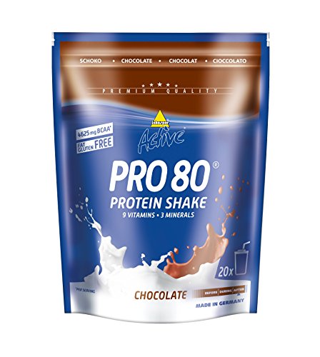 Inkospor Active Pro 80 Protein Shake, Schokolade, 500g Beutel