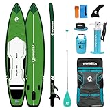 WOWSEA Flyfish F2 Aufblasbares Paddle Board, Langlebiges und Stabiles Touren Paddelboard mit Zubehör-Kit, Erkunden SUP Board für Gleiten, Gute Wahl für Aquatische Lehre und Rennen