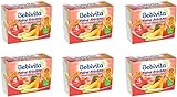 Bebivita Pfirsich-Banane in Apfel, 6er Pack ( 6 x 4 x 100 g )