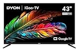 DYON iGoo-TV 43F 108cm (43 Zoll) Google TV (Full-HD, HD Triple Tuner, Prime Video, Netflix, Google Play Store für DAZN, Disney+, Apple TV+, Paramount+, waipu.tv UVM., Google Assistant) [Mod. 2023]