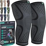 MODVEL Kniebandage Set für Damen und Herren, atmungsaktive Knee Support, Größe M