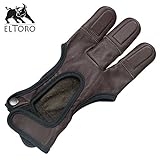 elToro Schießhandschuh Chestnut | M - Medium; Handschuh für den Bogensport, Zubehör für Pfeil und Bogen, Bogenschießen