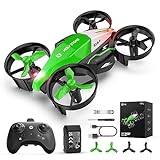 Holy Stone HS210F Mini Drohne für Kinder, 2 in 1 RC Quadrocopter mit Landmodus and Flugmodus, One Key Start Höhenhaltung, 3D Flips, Headless Modus Spielzeug Geschenke für Jungen Grün,C0