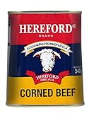 Hereford Corned Beef 6er Pack I 6 x 340 g I gepökeltes Rindfleisch zerkleinert und in eigenem Saft gekocht I original Hereford Corned Beef I ausgewähltes Rindfleisch