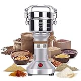 Goldtouch GetreidemüHle Elektrische 150g Flockenquetsche Elektrisch 1500w Edelstahl SchrotmüHle 28000rpm Kommerzieller Motor Gewürzmühle MehlmüHle KornmüHle Grain Mill füR Reis Sonnenblumenkerne