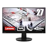 Lenovo N27q | 27' QHD Monitor | 2560x1440 | 100Hz | 300 nits | 4ms Reaktionszeit | HDMI | DisplayPort | schwarz