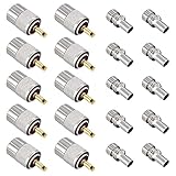 MARKELL Packung mit 10 UHF/-259 Lötverbindern mit Reduzierer für Koaxialkabel RG8X, RG8, RG59, LMR-400, RG-213