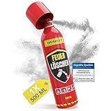 Feuerlöschspray - 500ml - für mehr Sicherheit im Alltag - Idealer Feuerlöscher Haushalt für die Küche - Perfekt als Mini Feuerlöscher Auto - Löschspray sofort & sicher einsatzbereit