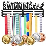 SUPERDANT Medaillenaufhänger, synchronisiert, schwimmend, Medaillen-Haken, Sport-Medaillenhalter, zum Aufhängen, Auszeichnungen, Auszeichnungen, Dekoration, Heimdekoration für Schwimmen,