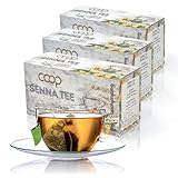 Sennablättertee -3x20 Teebeutel, 100% natürlicher Kräutertee - Sennablätter Tee, Kraut, Senna Leaf Tea, Abführmittel, bei Verstopfung, Detox