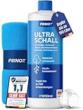 PRINOX® Ultraschallreiniger Konzentrat 1030ml - Extrem ergiebig - Für Brille, Schmuck, Gebiss & Kleinteile - Für Ultraschallgeräte, Ultraschallbad