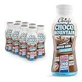 Chiefs High Protein Shake - Schokolade - kein Zuckerzusatz & je 26 g Protein - Made in Austria, Laktosefrei - Low Carb Protein Shake für Muskelaufbau - 8x330ml Protein Drink mit Milcheiweiß