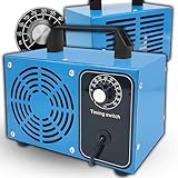 Retoo Ozongenerator 60000mg/h, 140W, Luftstrom 200 m3/h, O3 Ozon Luftreiniger mit 60 Min Timer, Ozongerät, Ozonisator, Geruchskiller, Geruchsneutralisierer für Auto Haustiergerüche Küchengerüche