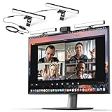 HumanCentric Videokonferenzbeleuchtung – Webcam-Licht für Streaming, LED-Monitor- und Laptop-Licht für Videokonferenzen, Zoom-Beleuchtung für Computer, ersetzt Ringlicht für Zoom-Meetings, Doppel-Kit