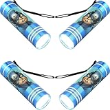 Wasserdichte Avengers-LED-Taschenlampe für Kinder, 9 helle LEDs mit rutschfestem Griff, langlebige Aluminium-Taschenlampe für Outdoor-Abenteuer, Camping, Notfälle, Geburtstag, Urlaub,