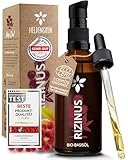 Heldengrün® BIO Rizinusöl Haare [100% NATURREIN] - Castor Oil - Dermatologisch getestet - Kaltgepresstes Rizinus Öl - Booster für Haare, Wimpern, Augenbraun & Bart