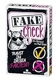 moses. Fake Check, schnelles Fakten Quiz für gesellige Spieleabende, Wahr- oder Falsch-Spiel für Fake-Checker, Quizspaß mit 244 Fakten, Kartenspiel ab 12 Jahren, Schwarz