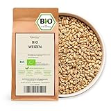 Kamelur Bio Weizen ganzes Korn (1kg), Weizenkoerner, hochwertiges Bio Getreide aus Deutschland.