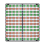 i-flair Tellerlattenrost 180x200 cm, Lattenrahmen Ergo IF57 mit Tellerfedern - für alle Matratzen und Betten geeignet