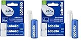 LABELLO Duo Original (2 x 5,5 ml), Lippenbalsam angereichert mit natürlichen Ölen und cremiger Textur, Lippenpflege, langanhaltende Feuchtigkeitsversorgung für 24 Stunden (Packung mit 2)