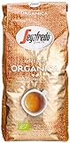 Segafredo Zanetti Selezione Organica - Ganze Bohne (1 kg Packung) - Geeignet für alle italienischen Kaffeespezialitäten - Kaffeebohnen mit mittlerer Röstung, Schokoladen und Karamellgeschmack