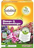 Solabiol Blumen- & Staudendünger, Spezialdünger mit Sofort- und Langzeitwirkung für alle Arten von Blumen, Stauden und Blütensträuchern, 2,5 kg