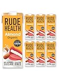 Rude Health 6 x 1 Liter Bio Mandeldrink, 100% natürliches Bio Getränk, laktosefrei, milchfrei und glutenfrei, ohne Zuckerzusatz, gesund und vegan