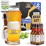 Heldengenuss - Bierbrauset Helles - 5L Bier - [Echtes Brauerlebnis] - Bier brauen Set Mit Videoanleitung - Bier Geschenke für Männer